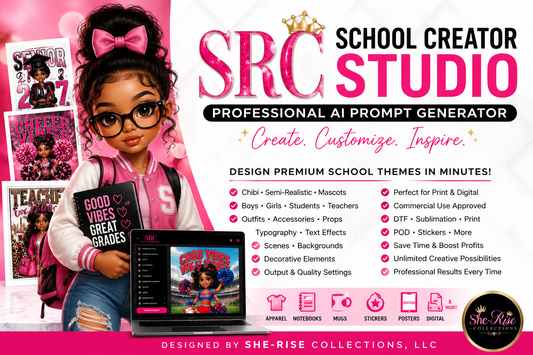 SRC School Creator Studio™ | Premium AI Prompt Generator for School Designs