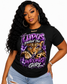 Lupus Picked the Wrong Girl™ Purple Leopard Awareness T-Shirt | Lupus Warrior Graphic Tee | Autoimmune Awareness Shirt