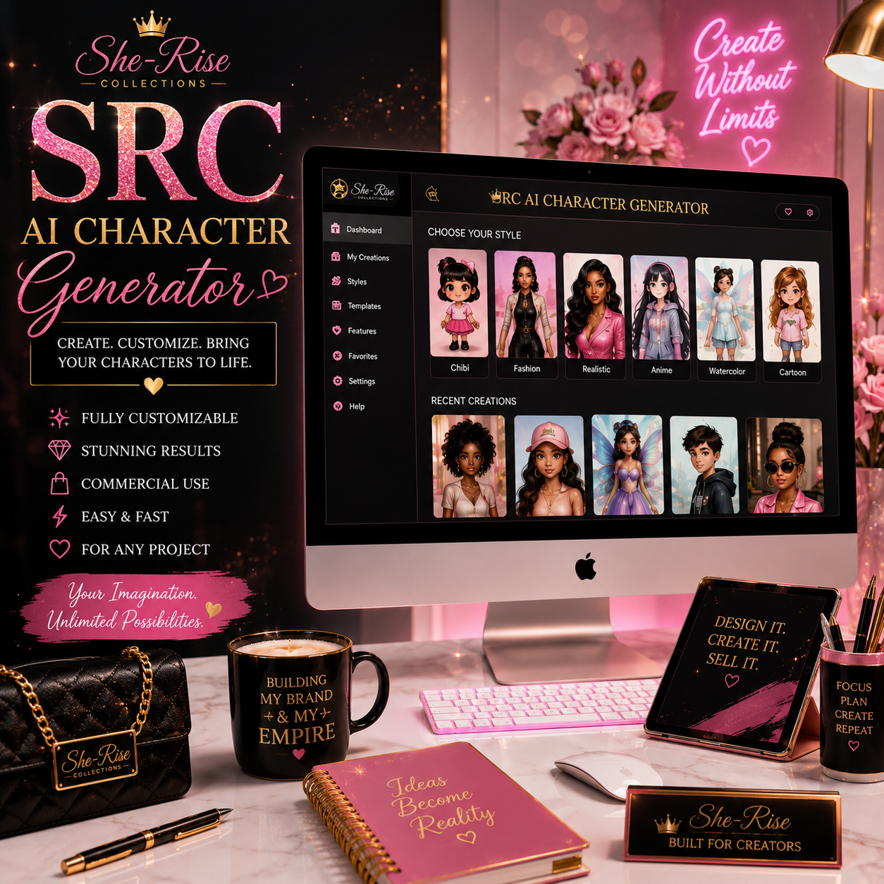 SRC AI Character Generator™