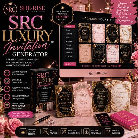 SRC Luxury Invitation Generator™
