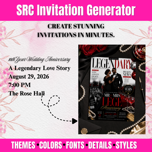 SRC Luxury Invitation Generator™