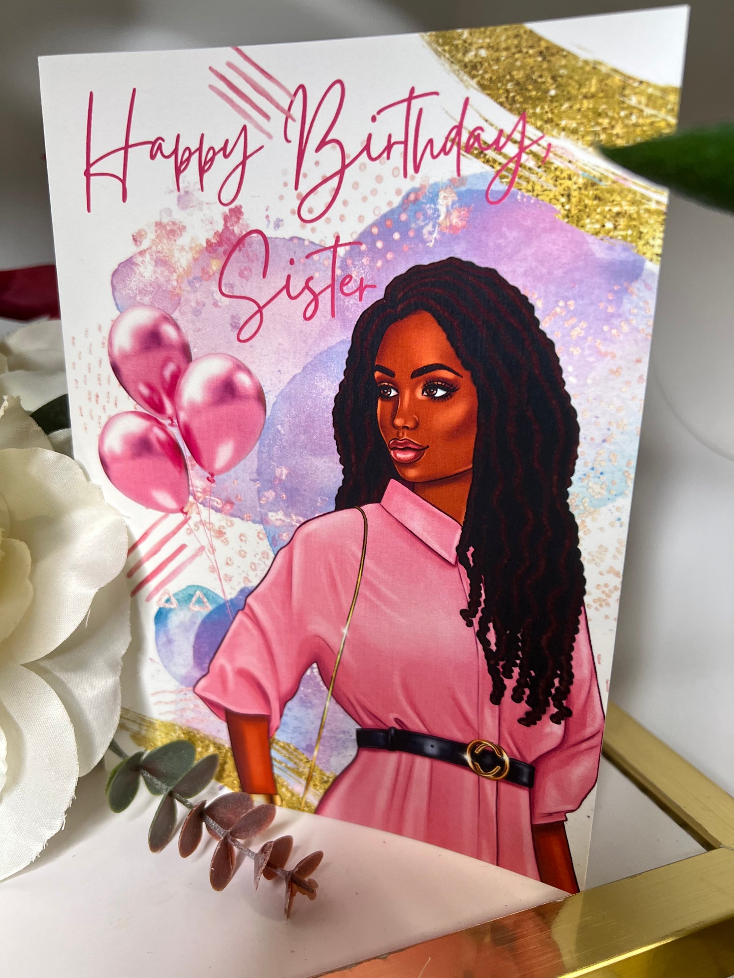 Happy Birthday Sister Card