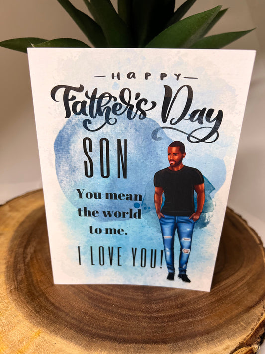 Happy Father's Day Son Card